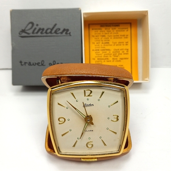 Linden Other Linden Vintage Wind Up Alarm Hard Case Fold Uptravel